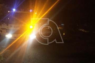 Queman varios contenedores de basura en Lomo Guinea (Foto TA)